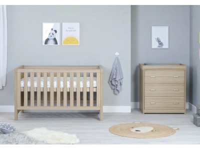 Babymore Luno 2 Piece Room Set – Oak