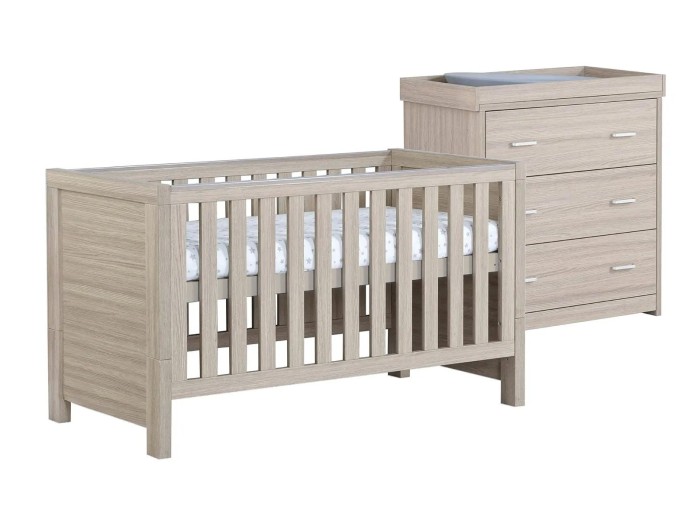 Babymore Luno 2 Piece Room Set – Oak