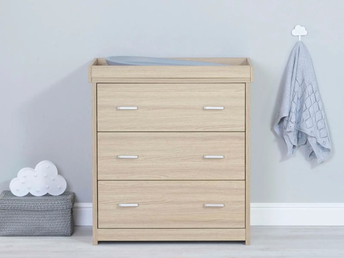 Babymore Luno 3 Piece Room Set – Oak