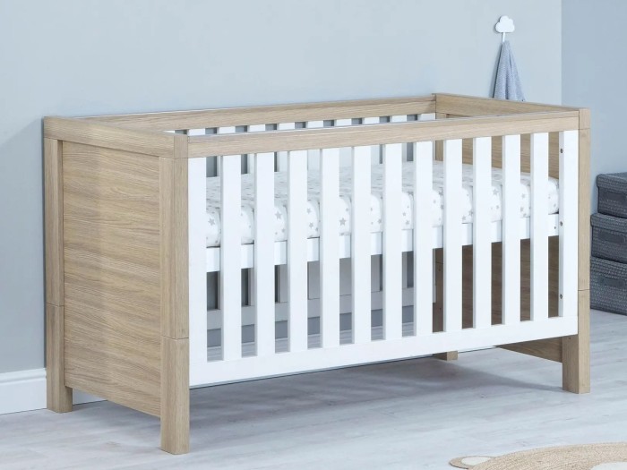 Babymore Luno 3 Piece Room Set – Oak White