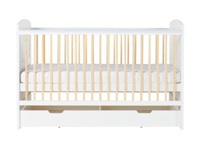 Ickle Bubba Coleby Scandi Classic Cot Bed and Under Drawer
