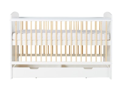 Ickle Bubba Coleby Scandi Classic Cot Bed and Under Drawer