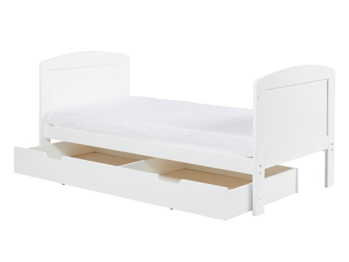 Ickle Bubba Coleby Scandi Classic Cot Bed and Under Drawer