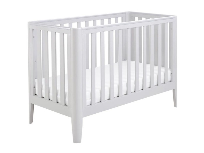 Babymore Iris mini Cot Bed – Grey