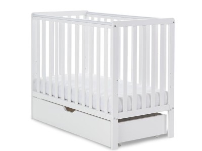 Obaby Bantam Space Saver Cot - White