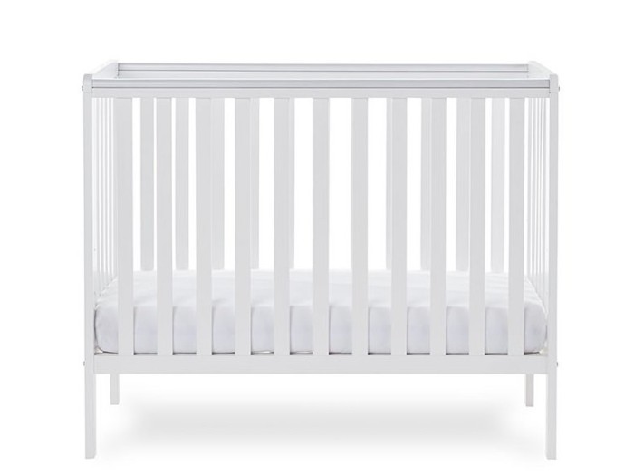 Obaby Bantam Space Saver Cot - White