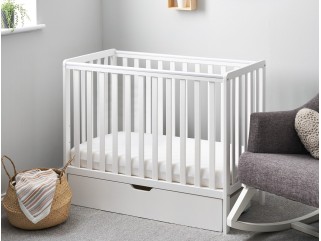 Obaby Bantam Space Saver Cot - White