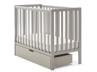 Obaby Bantam Space Saver Cot - Warm Grey 2