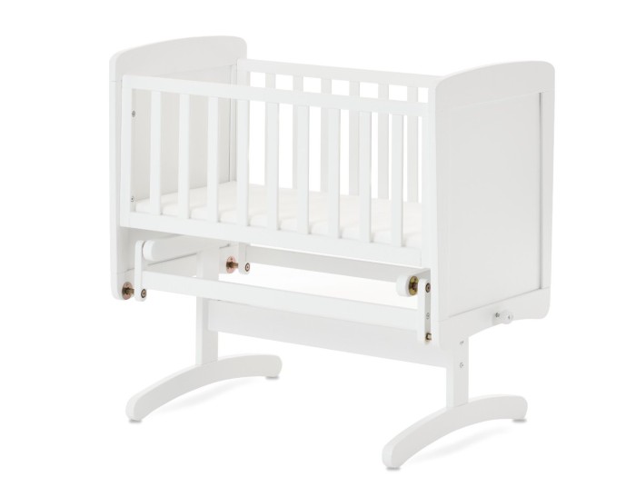 Obaby Gliding Crib - White