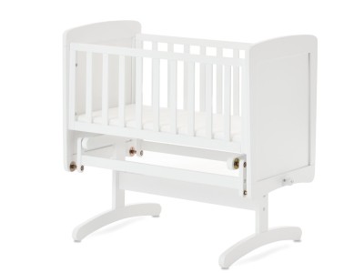 Obaby Gliding Crib - White