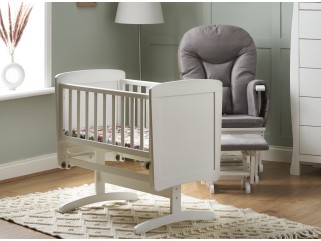 Obaby Gliding Crib - White
