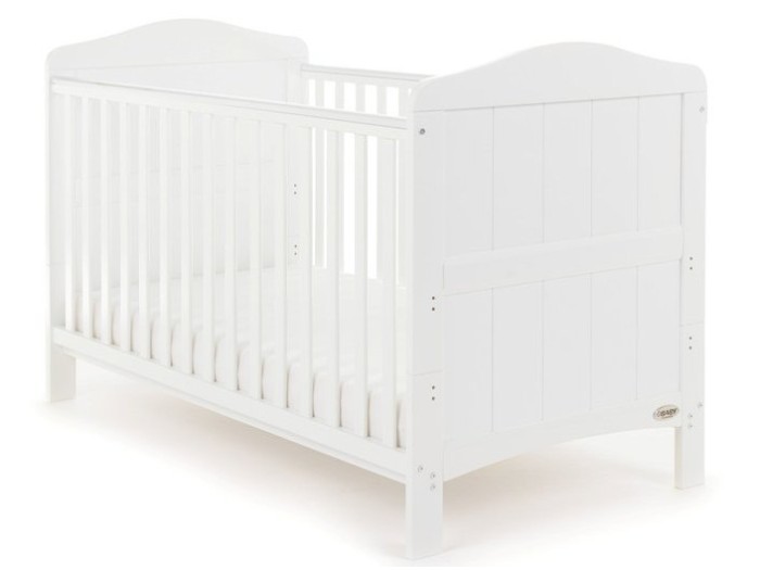 Obaby Whitby Cot Bed - White