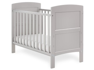 Obaby Grace Mini Cot Bed - Warm Grey