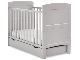 Obaby Grace Mini Cot Bed - Warm Grey 2