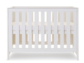 Obaby Nika Mini Cot Bed - White Wash 2