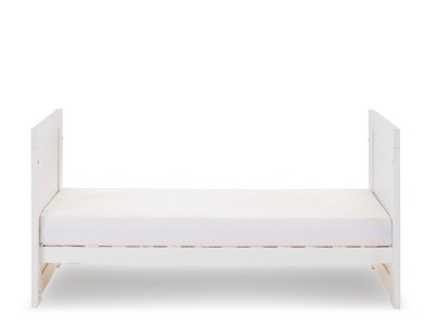 Obaby Nika Mini Cot Bed - White Wash