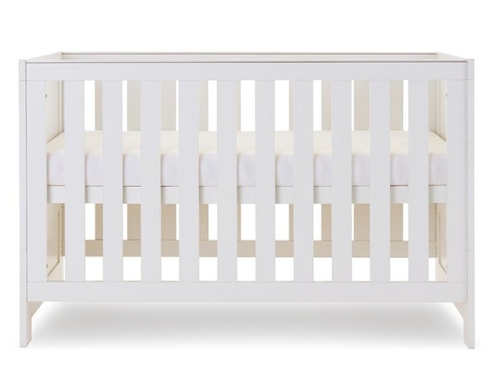 Obaby Nika Cot Bed - White Wash