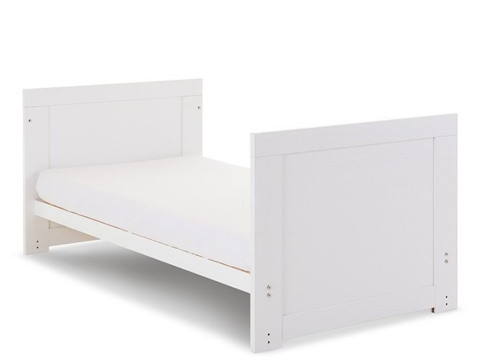 Obaby Nika Cot Bed - White Wash
