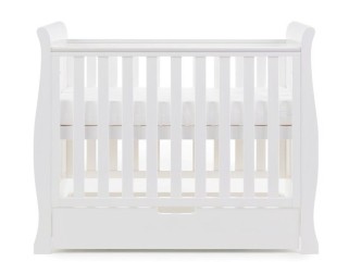 Obaby Stamford Space Saver Cot - White 2