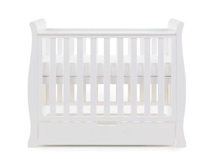 Obaby Stamford Space Saver Cot - White