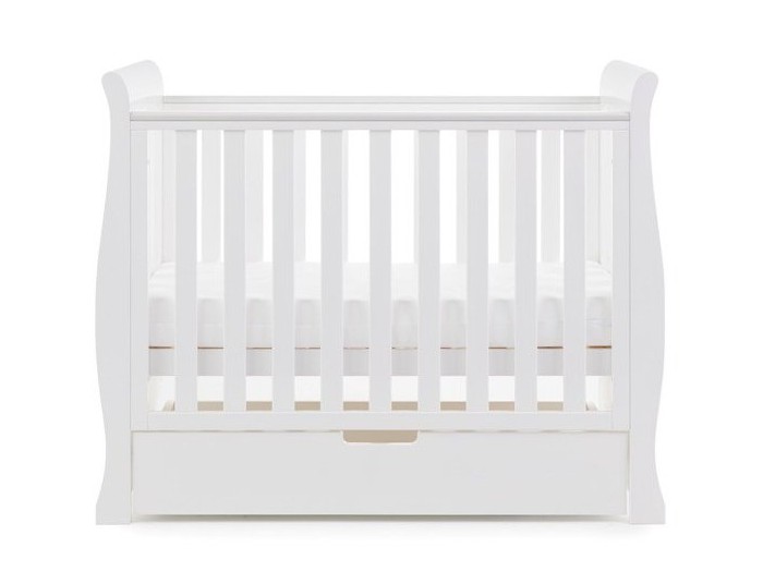 Obaby Stamford Space Saver Cot - White