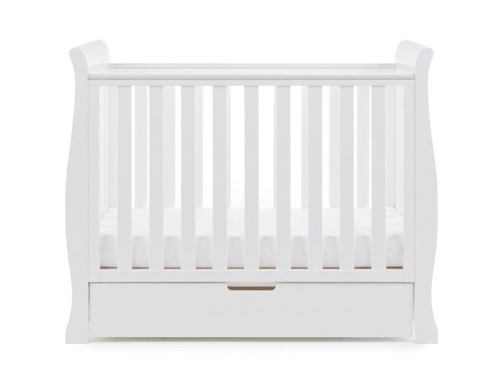Obaby Stamford Space Saver Cot - White