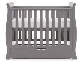 Obaby Stamford Space Saver Cot - Taupe Grey 2
