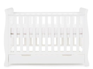 Obaby Stamford Mini Cot Bed - White 2
