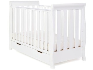 Obaby Stamford Mini Cot Bed - White