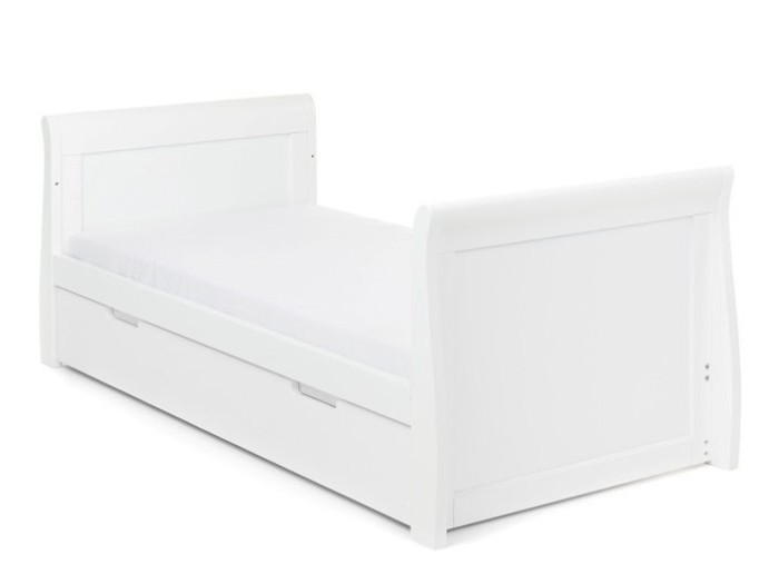 Obaby Stamford Classic Cot Bed - White