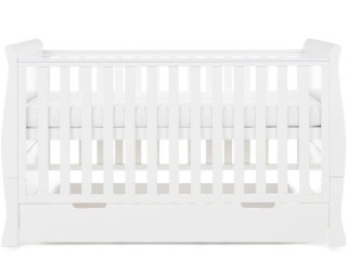 Obaby Stamford Classic Cot Bed - White 2