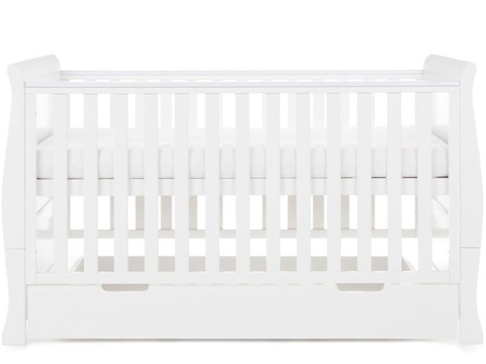 Obaby Stamford Classic Cot Bed - White