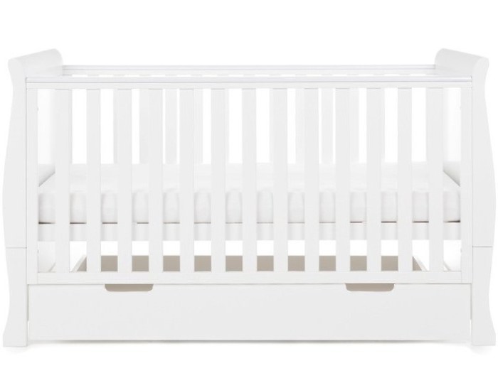 Obaby Stamford Classic Cot Bed - White