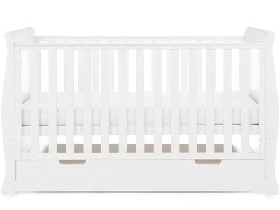 Obaby Stamford Classic Cot Bed - White