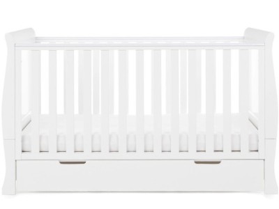 Obaby Stamford Classic Cot Bed - White