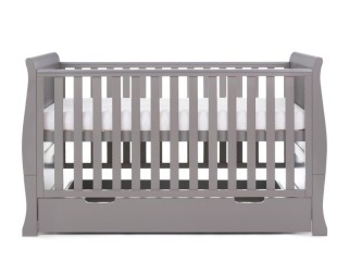 Obaby Stamford Classic Cot Bed - Taupe Grey 2