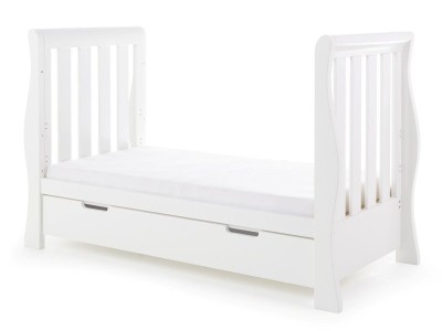 Obaby Stamford Luxe Cot Bed - White