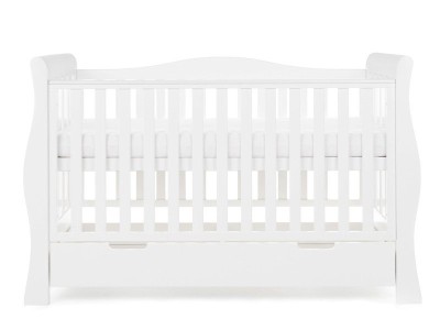 Obaby Stamford Luxe Cot Bed - White
