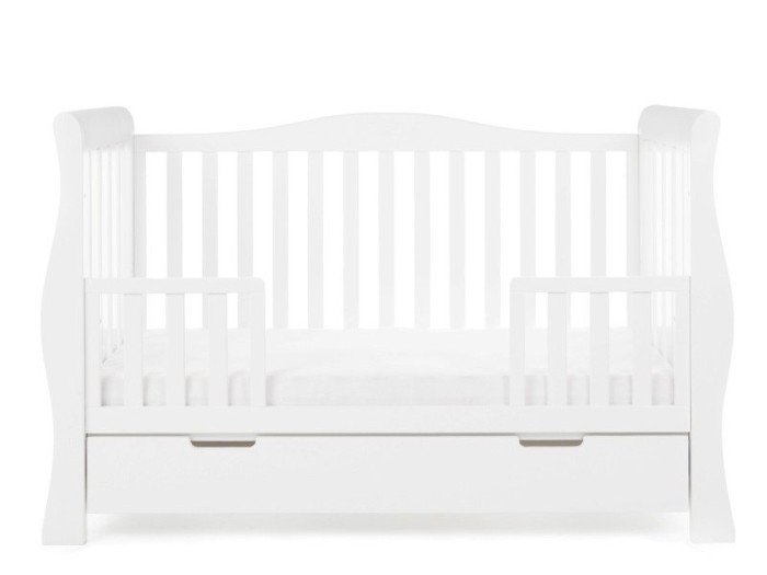 Obaby Stamford Luxe Cot Bed - White