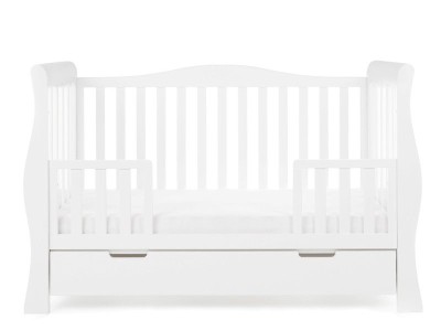 Obaby Stamford Luxe Cot Bed - White