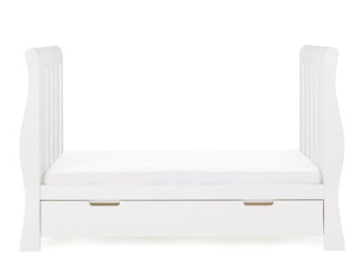 Obaby Stamford Luxe Cot Bed - White