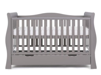 Obaby Stamford Luxe Cot Bed - Taupe Grey 2