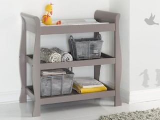 Obaby Stamford Open Changing Unit - Taupe Grey