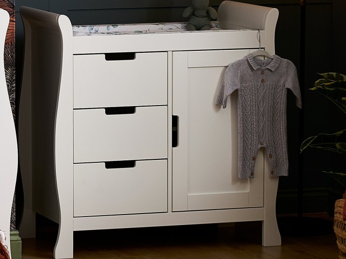 Obaby Stamford Closed Changing Unit - White