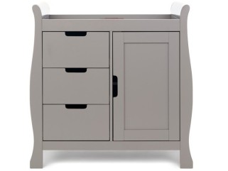 Obaby Stamford Closed Changing Unit - Taupe Grey