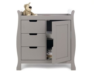 Obaby Stamford Closed Changing Unit - Taupe Grey 2
