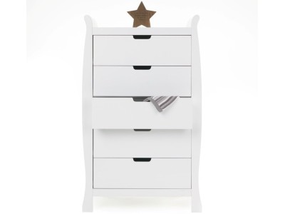 Obaby Stamford Tall Chest Of Drawers - White