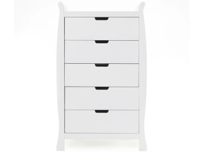 Obaby Stamford Tall Chest Of Drawers - White