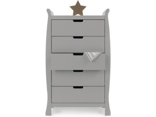 Obaby Stamford Tall Chest Of Drawers - Warm Grey 2