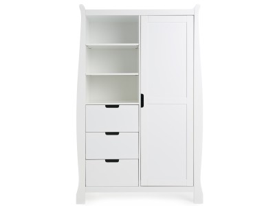 Obaby Stamford Double Wardrobe - White